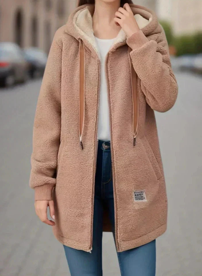 María | Sudadera con Capucha y Cremallera