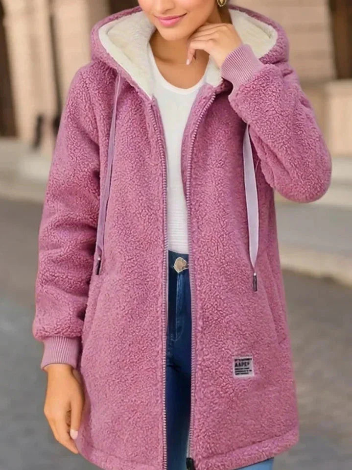 María | Sudadera con Capucha y Cremallera