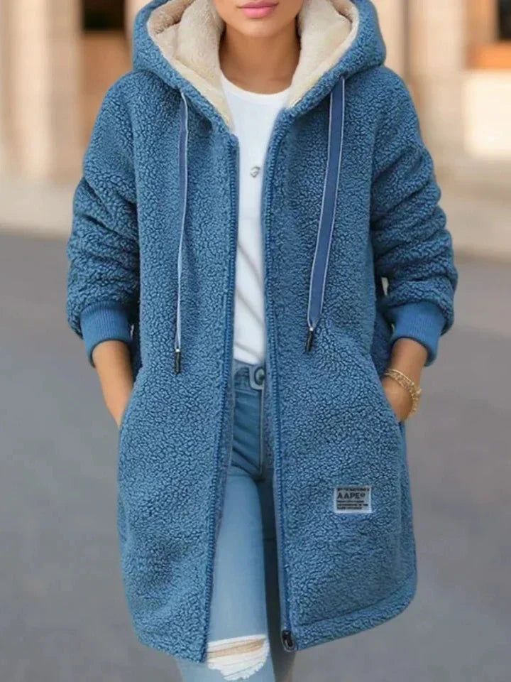 María | Sudadera con Capucha y Cremallera